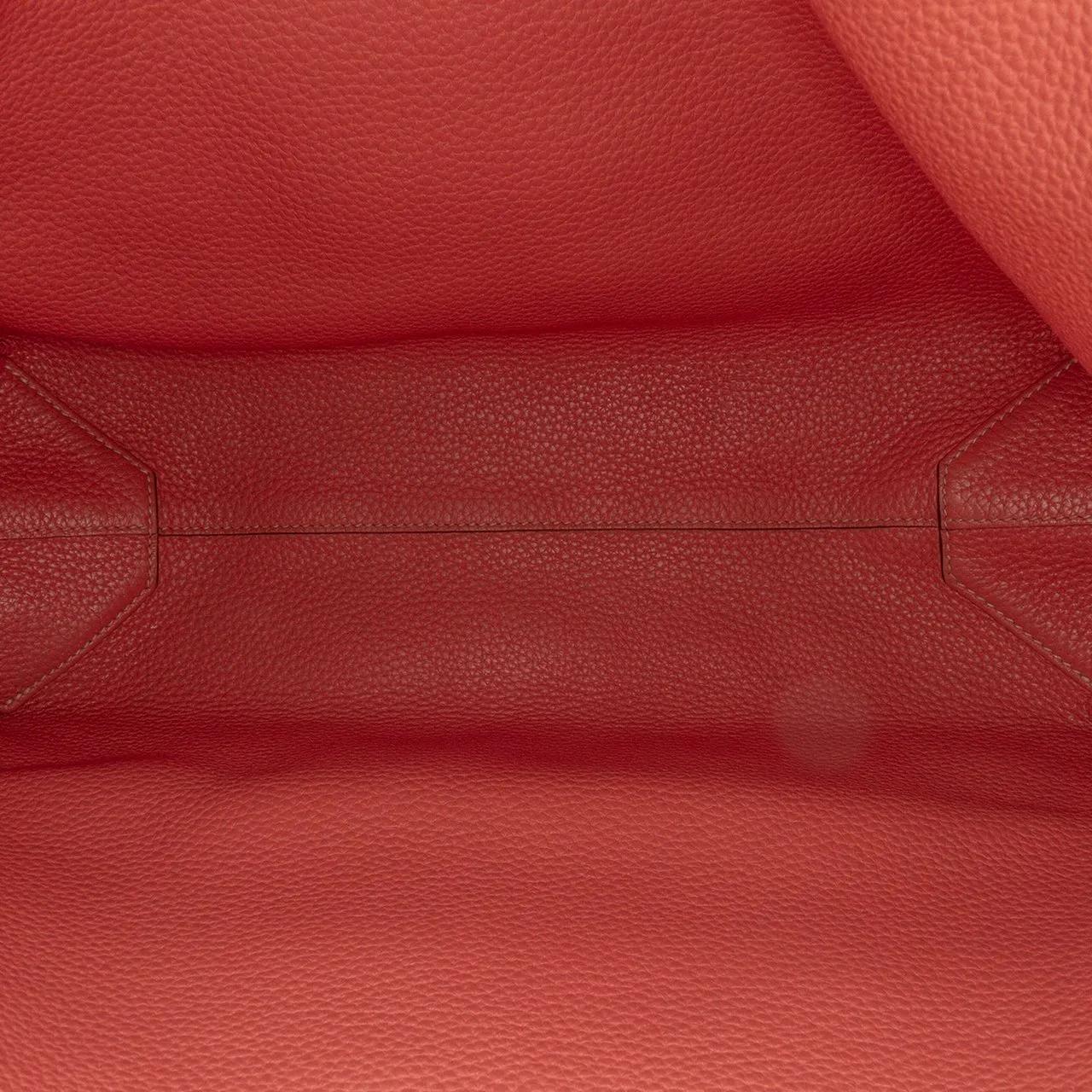 Hermès Shoppers 2013 Clemence Double Sens 36 in rood