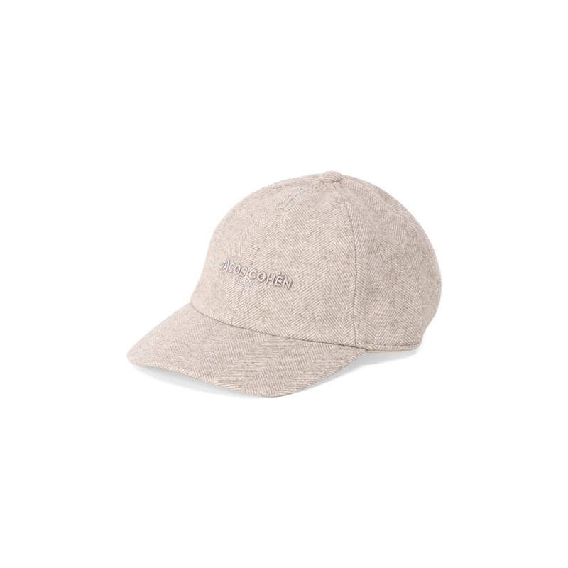 Jacob Cohen Chapeau Cap aus Woll-Mix beige