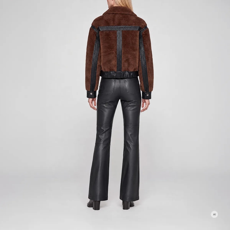 Marc Aurel Jacke- Kontrastdetails- Paspeltaschen- elastis braun | Blazer