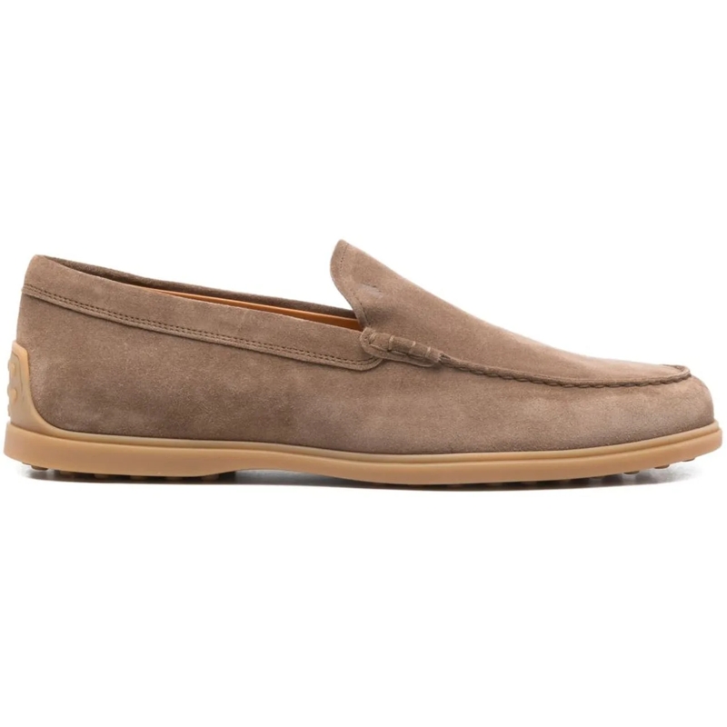 Tod's Loafer Flat Shoes Brown braun