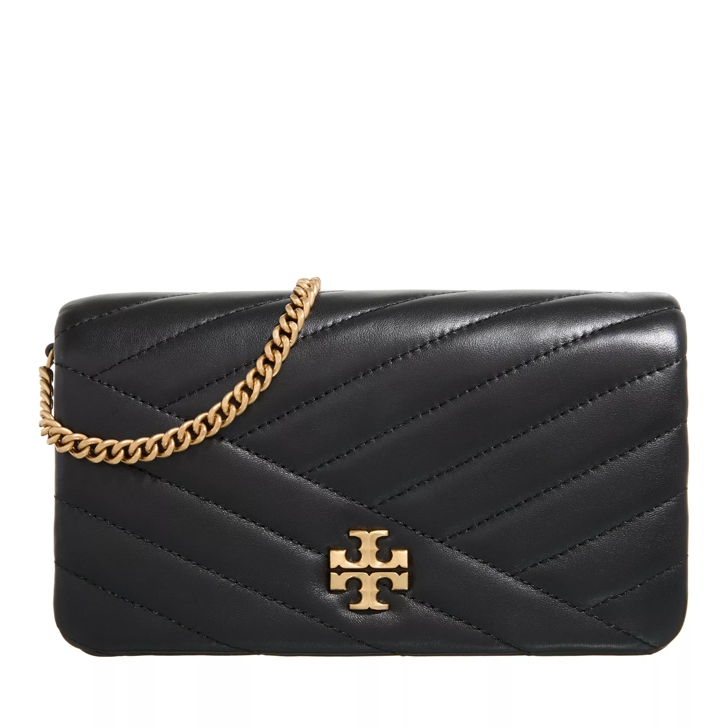 Kira chevron quilted leather wallet on a chain tory burch sale