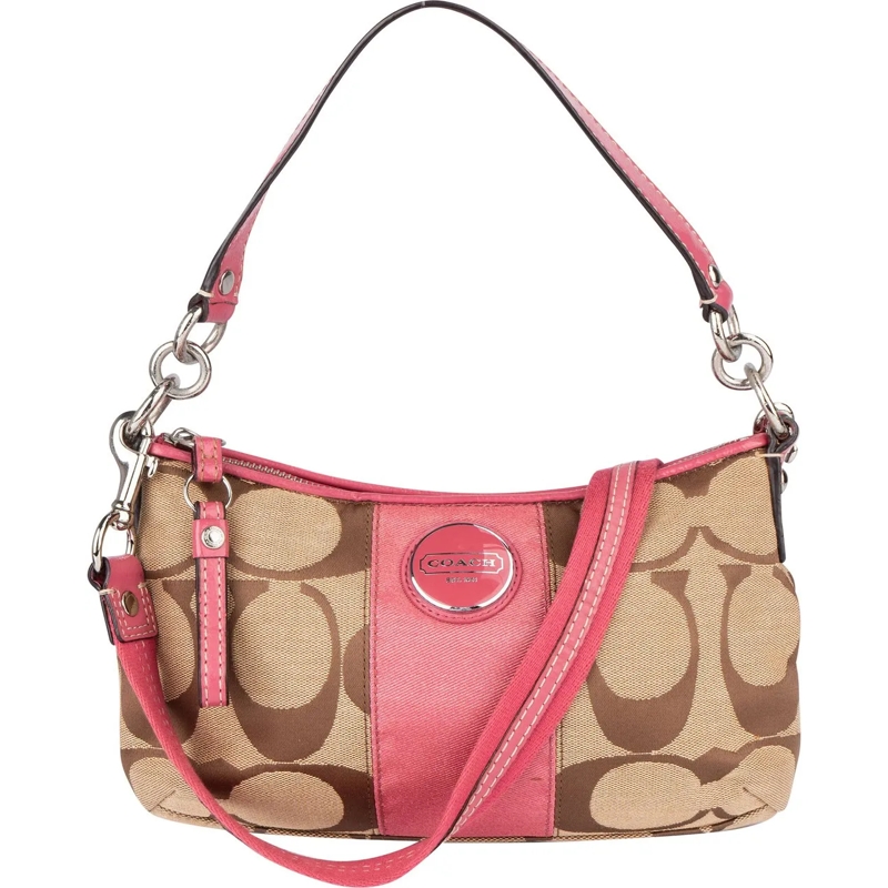 Coach Tote Coach Big Monogram Mini Handbag braun
