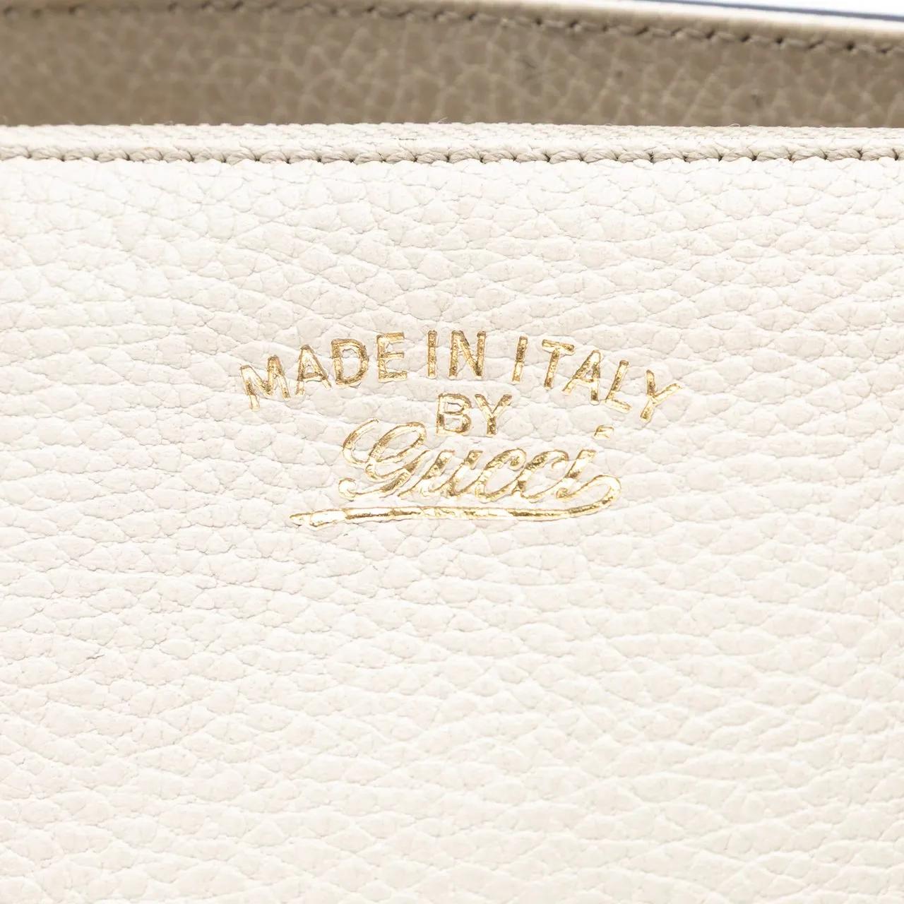 Thumbnail - Gucci Hobo Bags - Calfskin Swing Top Handle Satchel - Gr. unisize - in Weiß - für Damen