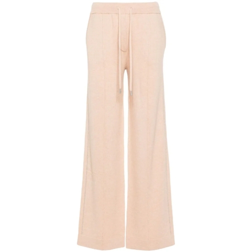 Peserico Chain-Link Detail Beige Pants Neutrals Pantalon de jogging