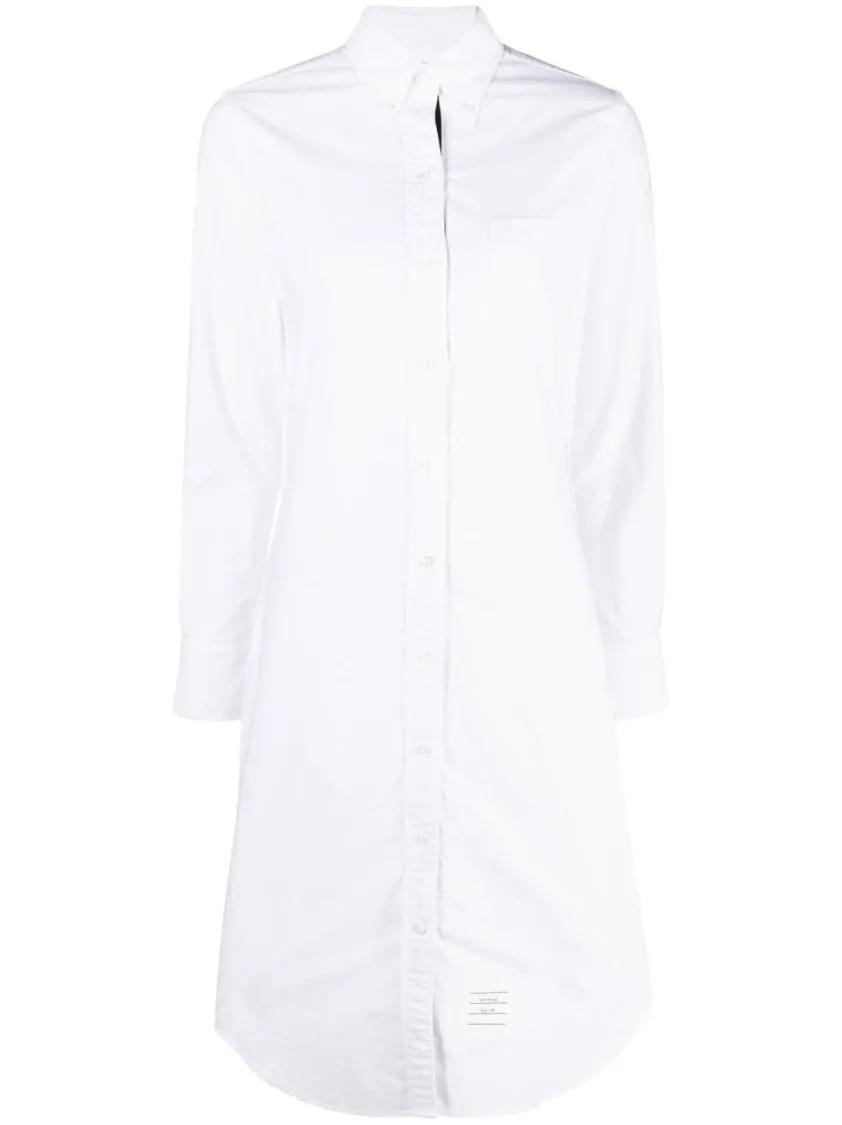 Thumbnail - Thom Browne - Cotton Dress - Größe 38 - weiß