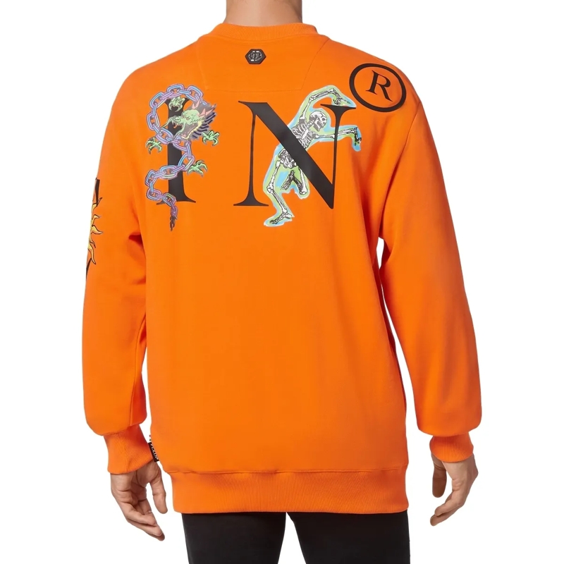 Philipp Plein Top Sweatshirt Tattoo orange(Image 2)