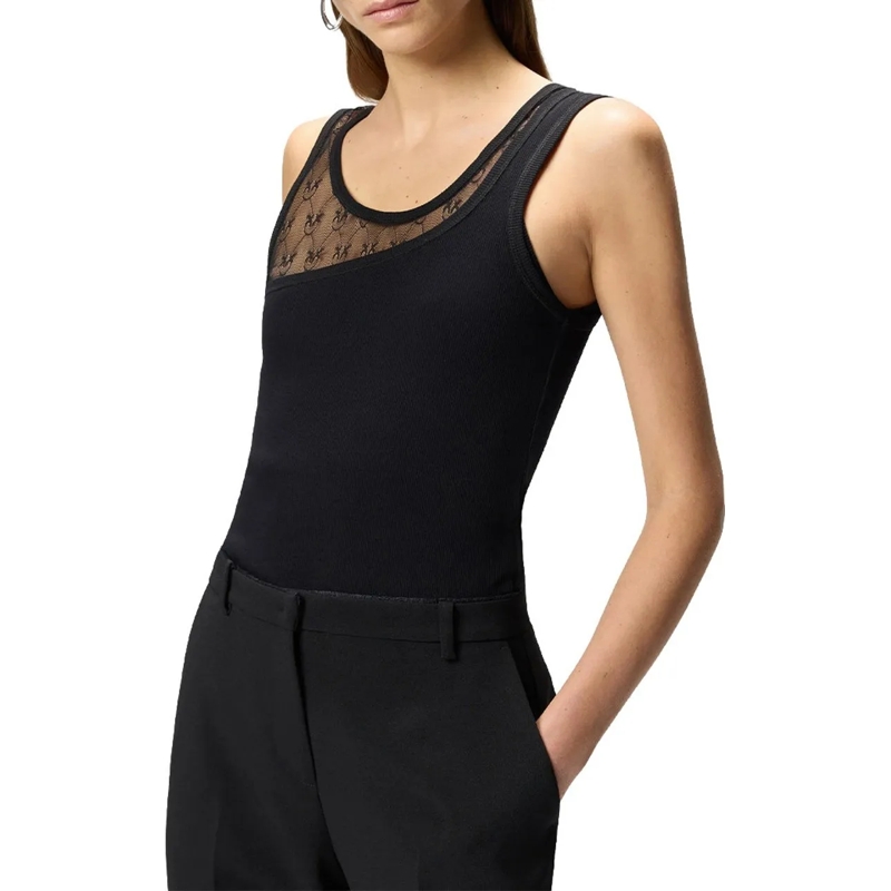 Pinko T-shirt Tops Black schwarz(Image 5)
