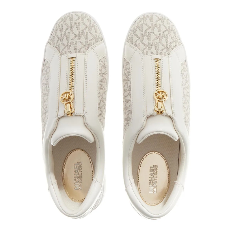 MICHAEL Michael Kors Low-Top-Sneaker Keaton Zip Slip On Vanilla(Image 6)