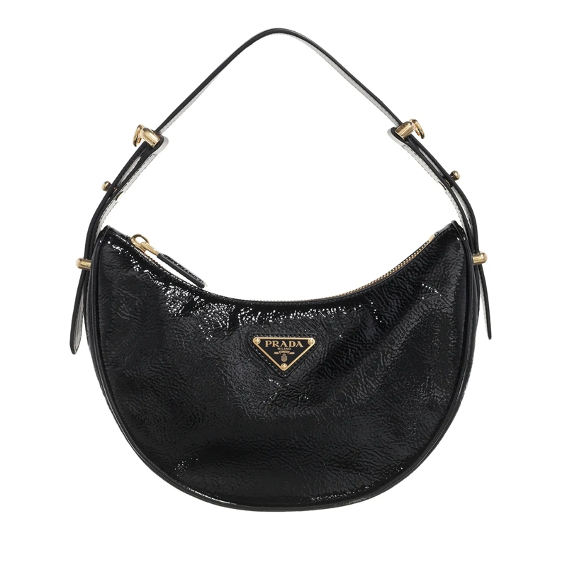 Prada Hobo Bag Arque Naplak Nero