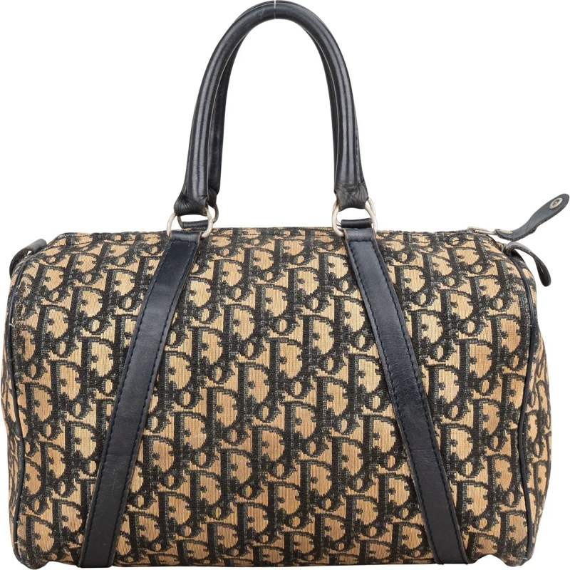 Christian Dior Tote Christian Dior Trotter Monogram Boston 30 Handbag blau