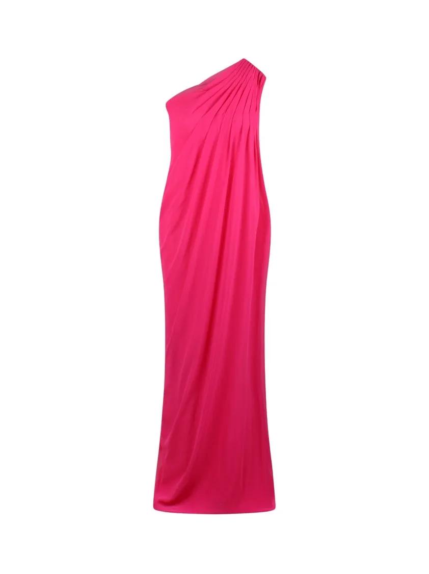 Thumbnail - PRONOVIAS THE PARTY EDIT - Alpinia Chiffon Dress - Größe 44 - pink