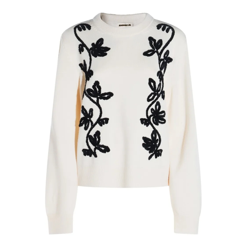 Jil Sander Pullover White Wool Knitwear White