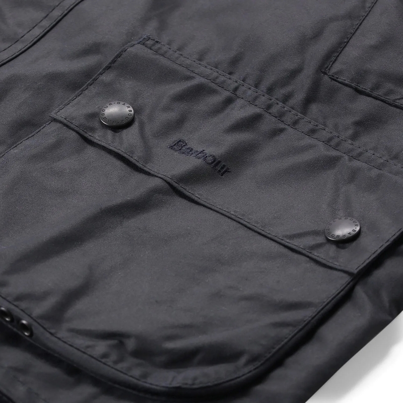 Barbour veste Wachsjacke Bedale dunkelblau(Image 4)