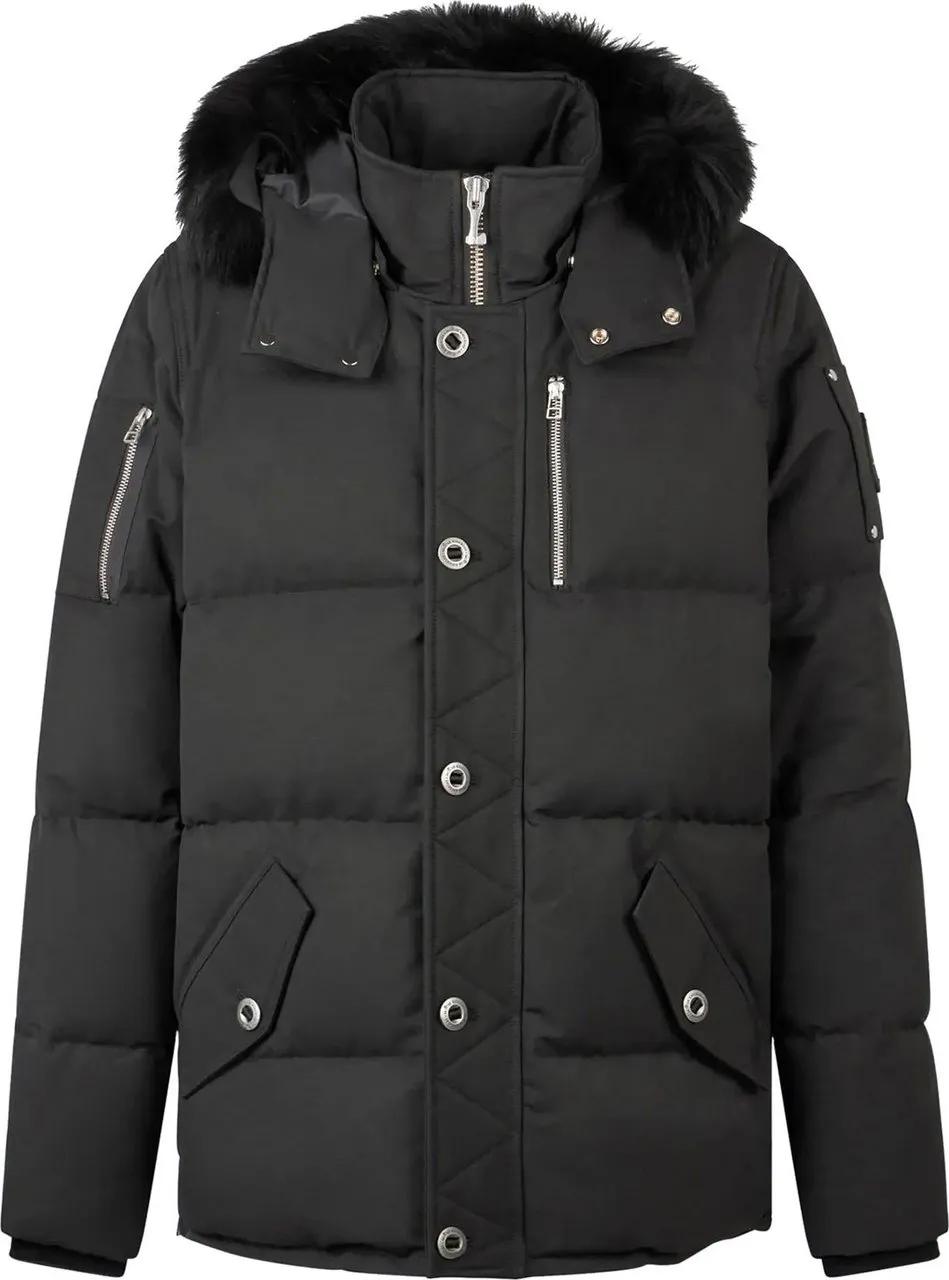 Thumbnail - Moose Knuckles - 3Q Jacket Black Neoshear Black - Größe XXL - schwarz