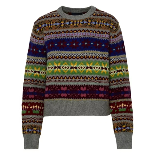 Polo Ralph Lauren Multi Wool Blend Sweater Multicolor 