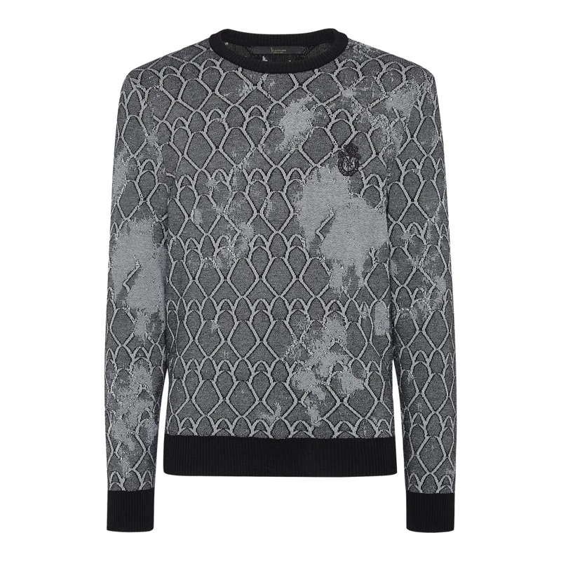 BILLIONAIRE  Rundhalspullover schwarz