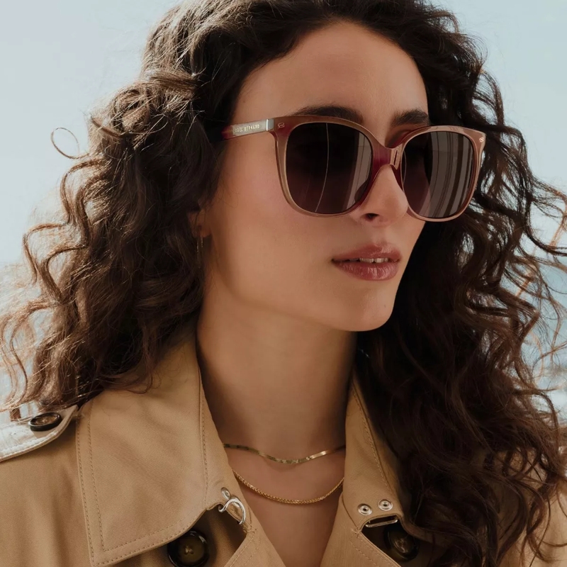 Isabel Bernard Lunettes de soleil Sonnenbrille Beige Transparent(Image 2)