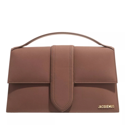 Jacquemus Le Bambinou Envelope Handbag Leather Brown Satchel