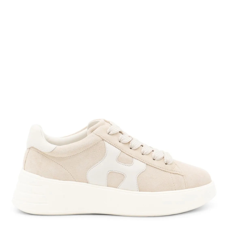 Hogan Lage-top sneaker Beige Leather Sneakers Neutrals