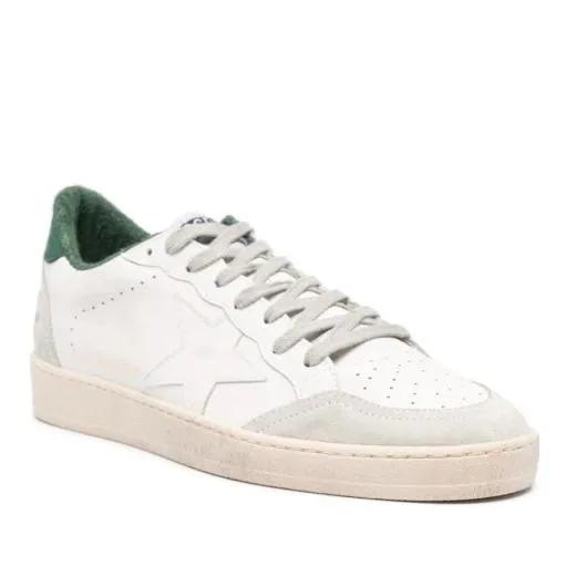 Golden Goose Low-Top Sneaker - Ball Star Leather Sneakers - Gr. 40 (EU) - in Weiß - für Damen