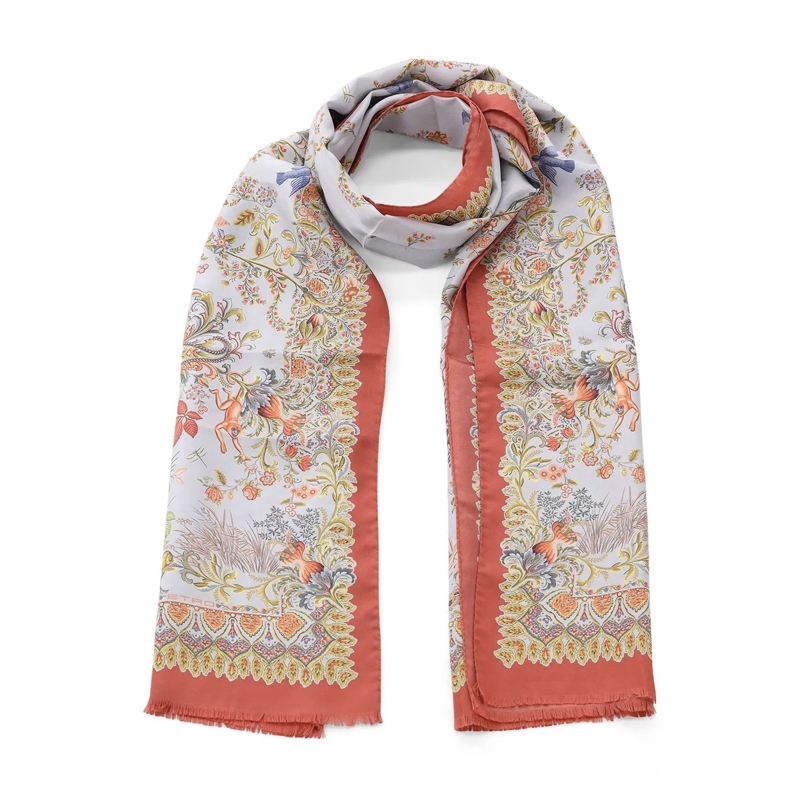 Etro Écharpe légère Tuch aus Seide mehrfarbig