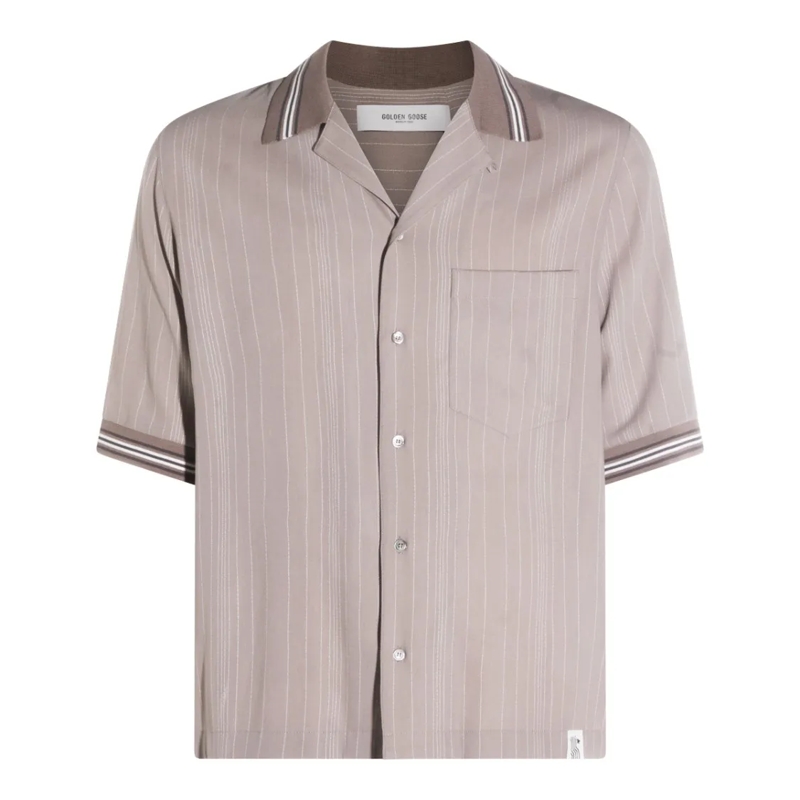 Golden Goose Hemd Beige Short Sleeve Shirt Neutrals