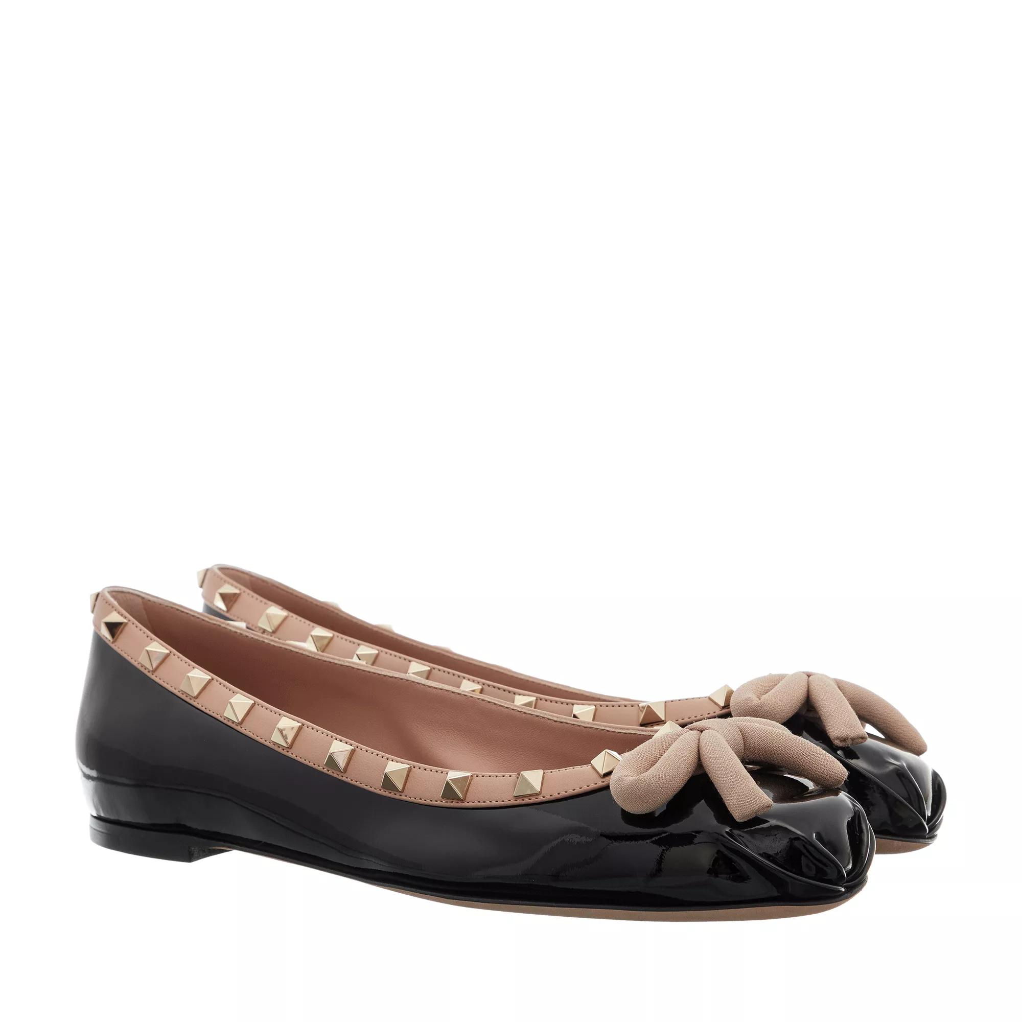 Valentino rockstud sale flat shoes