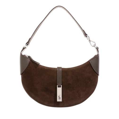 Polo Ralph Lauren Shoulder Bag Small Chocolate Axelremsväska