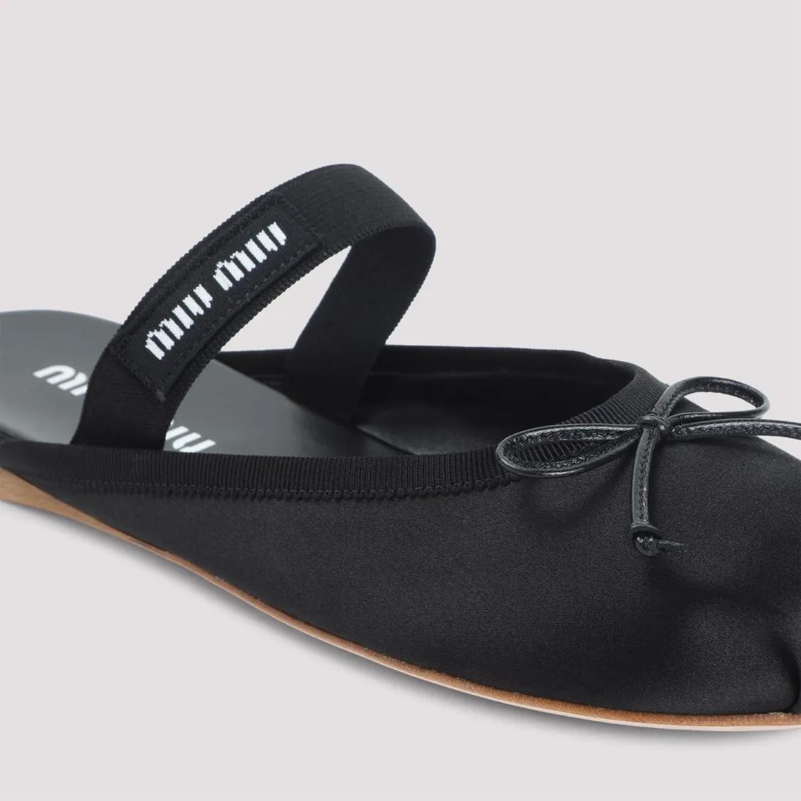 Thumbnail - Miu Miu Sandalen - Viscose Sandals - Gr. 36 (EU) - in Schwarz - für Damen