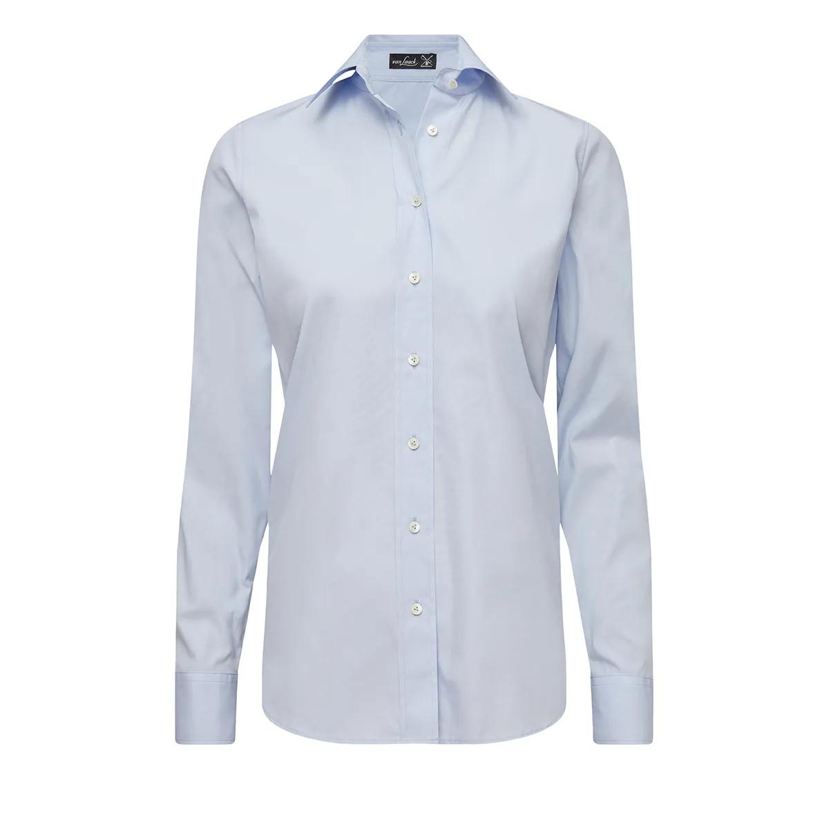 Thumbnail - VAN LAACK - Bluse Modern Fit Uni - Größe 48 - weiß