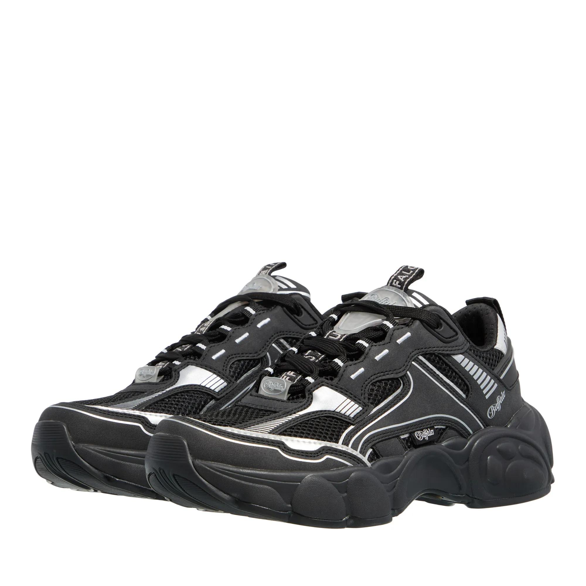 Buffalo Cld Run Jog Black/Silver | Low-Top Sneaker