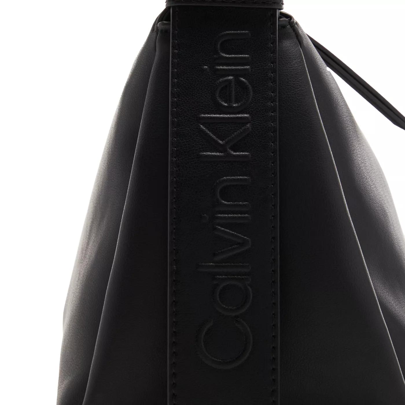 Calvin Klein Hobo bags Gracie damen Schultertasche Schwarz K in zwart