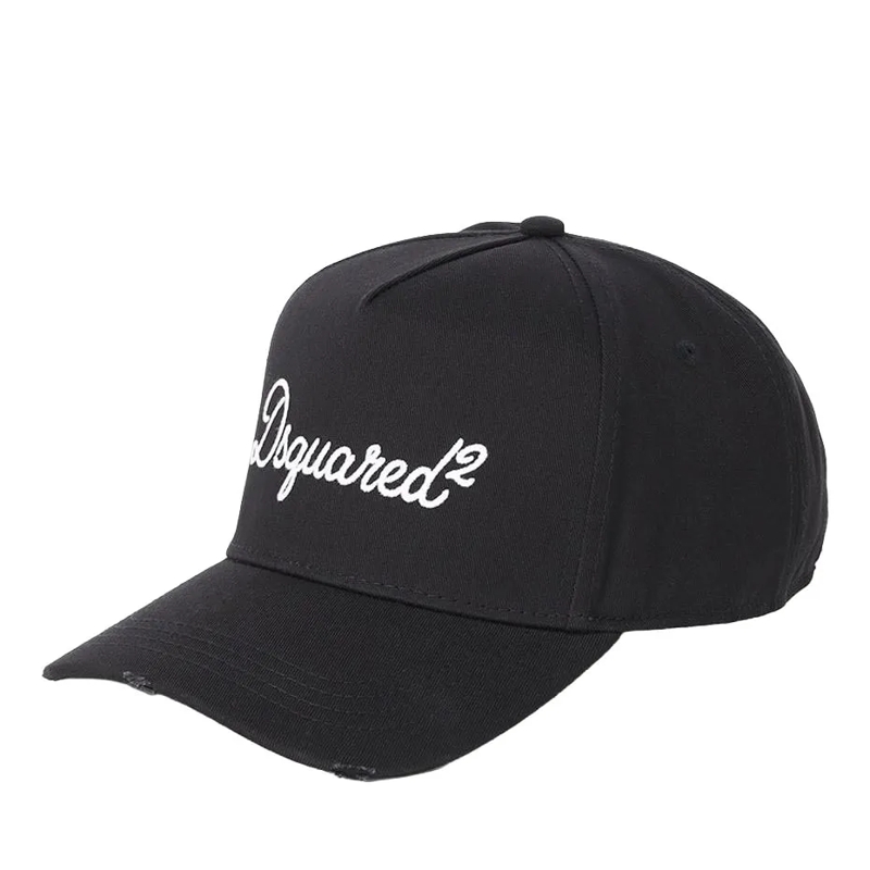 Dsquared2 Casquette de baseball Cap mit Schriftzug schwarz