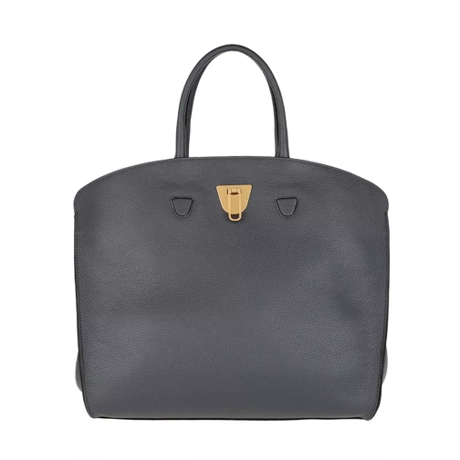 Coccinelle Handbag Grained Leather Ash Grey Rymlig shoppingväska