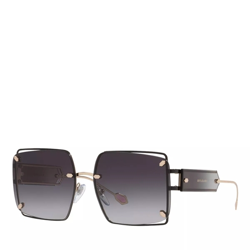 BVLGARI 0BV6171 Sunglasses Pink Gold/Black Solglasögon