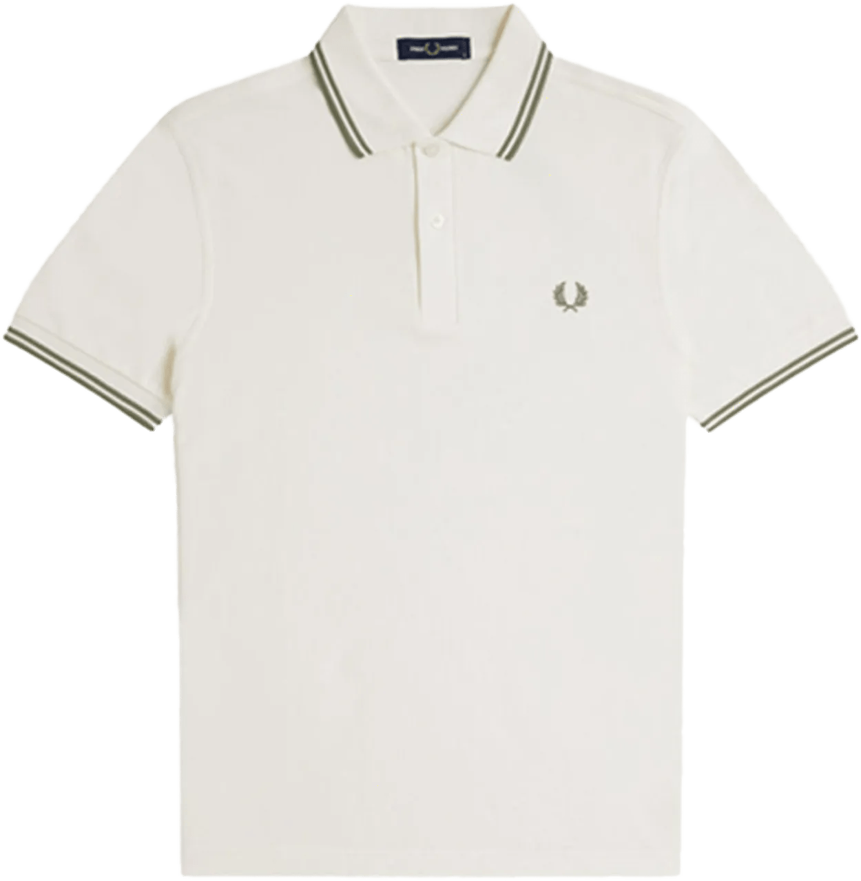 Fred Perry - Fred Perry Twin Tipped Fred Perry Shirt - Größe L - beige