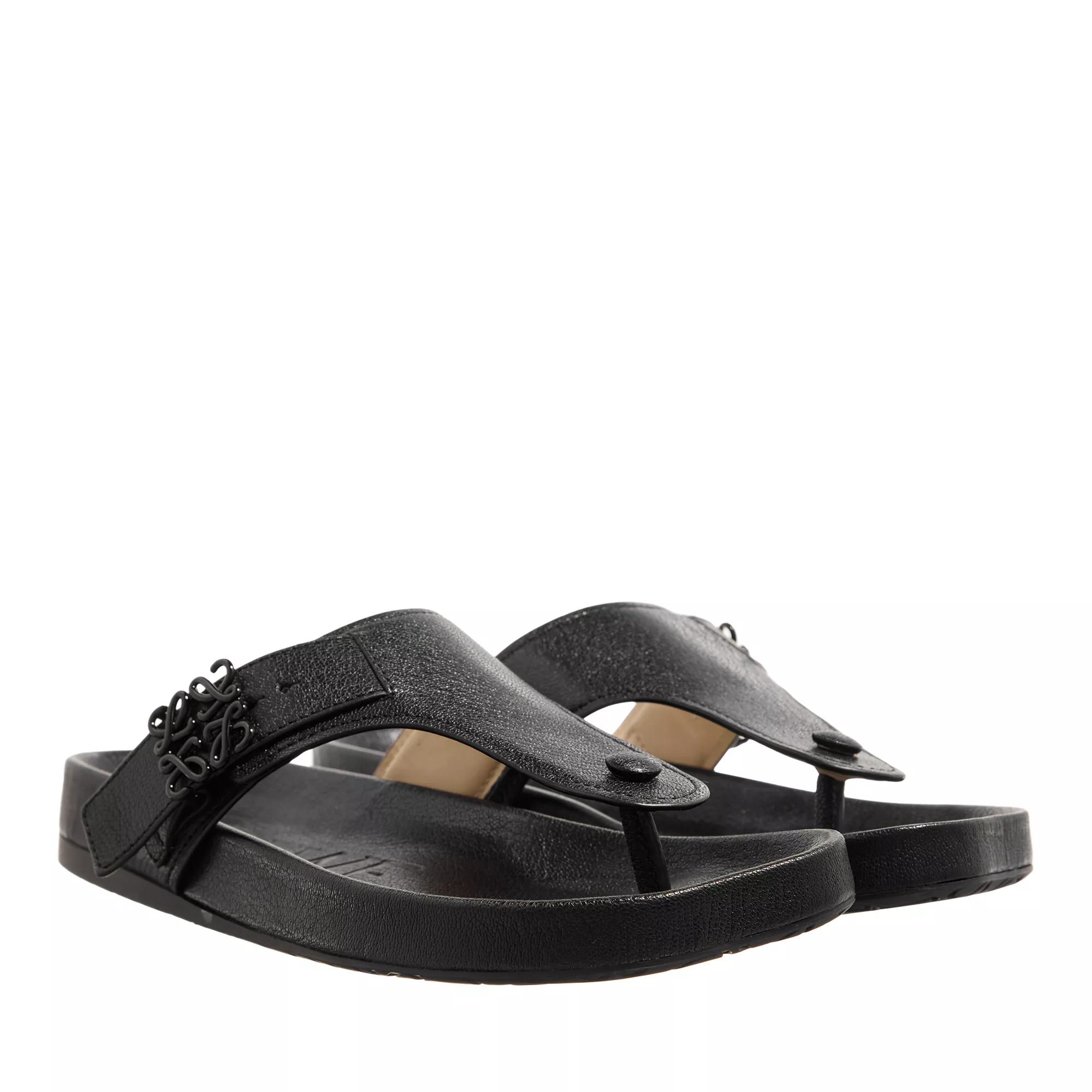 Loewe Sandalen & Sandaletten - Loewe Ease Sandal - Gr. 36 (EU) - in Schwarz - für Damen