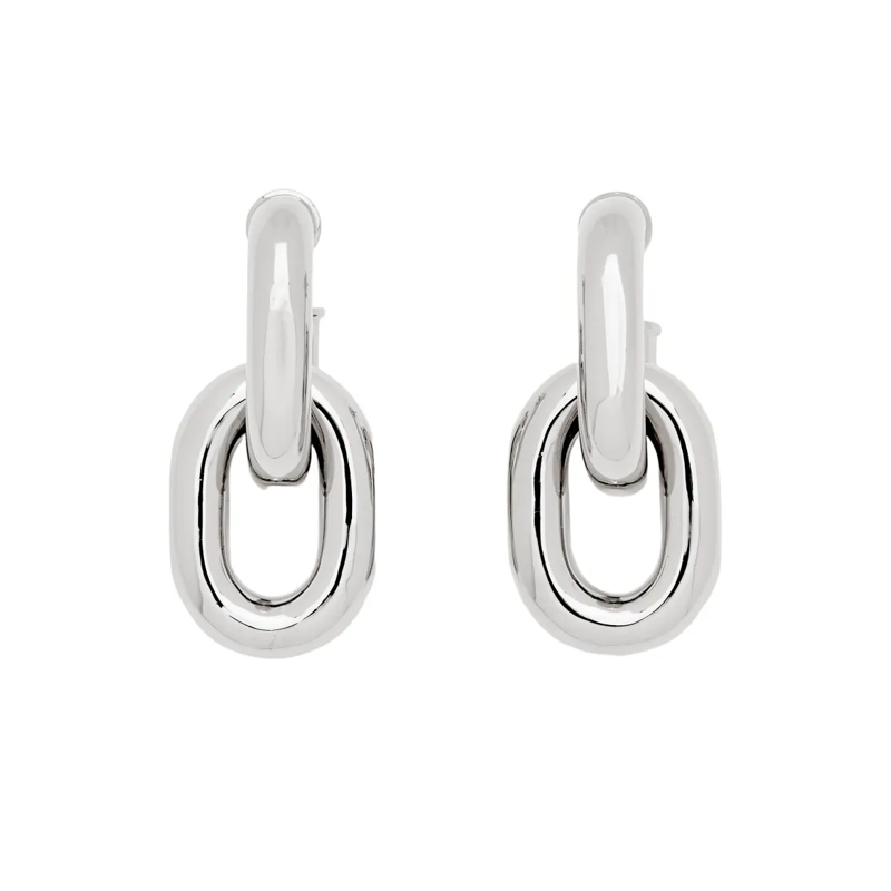Paco Rabanne Boucles d'oreilles à tige Xl Link Double Hoop Earrings Not Applicable