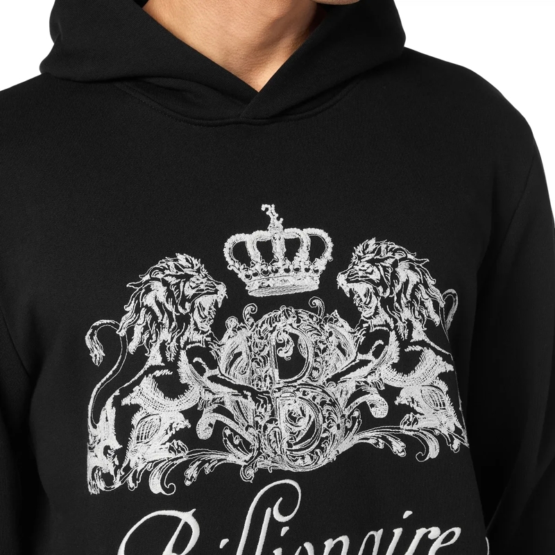 BILLIONAIRE Top Sweatshirt Mit Kapuze schwarz(Image 4)