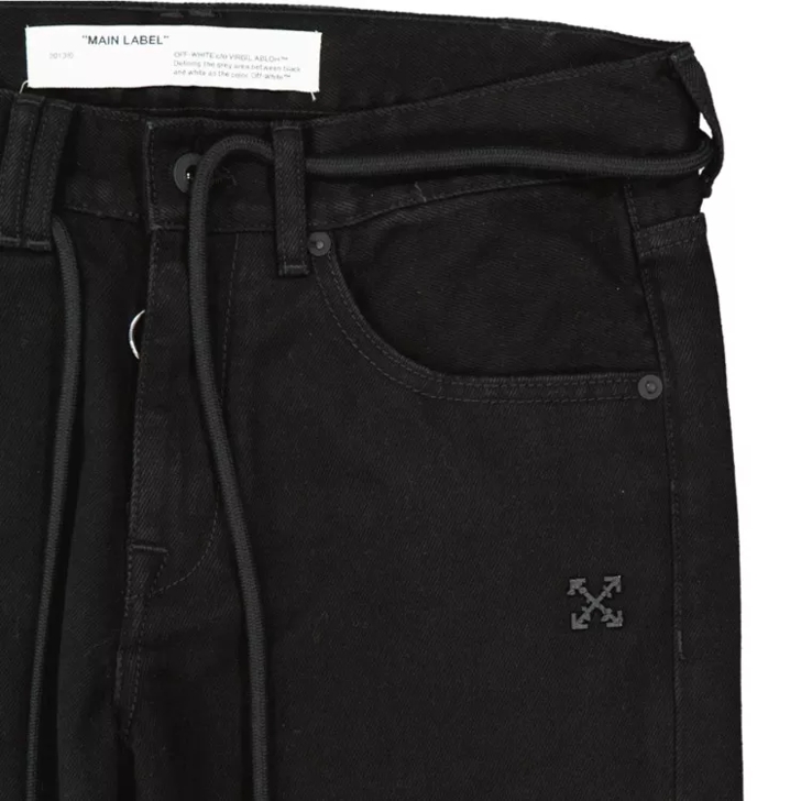 Off white clearance black denim jeans