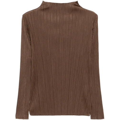 Issey Miyake T-Shirts Shirts Brown braun