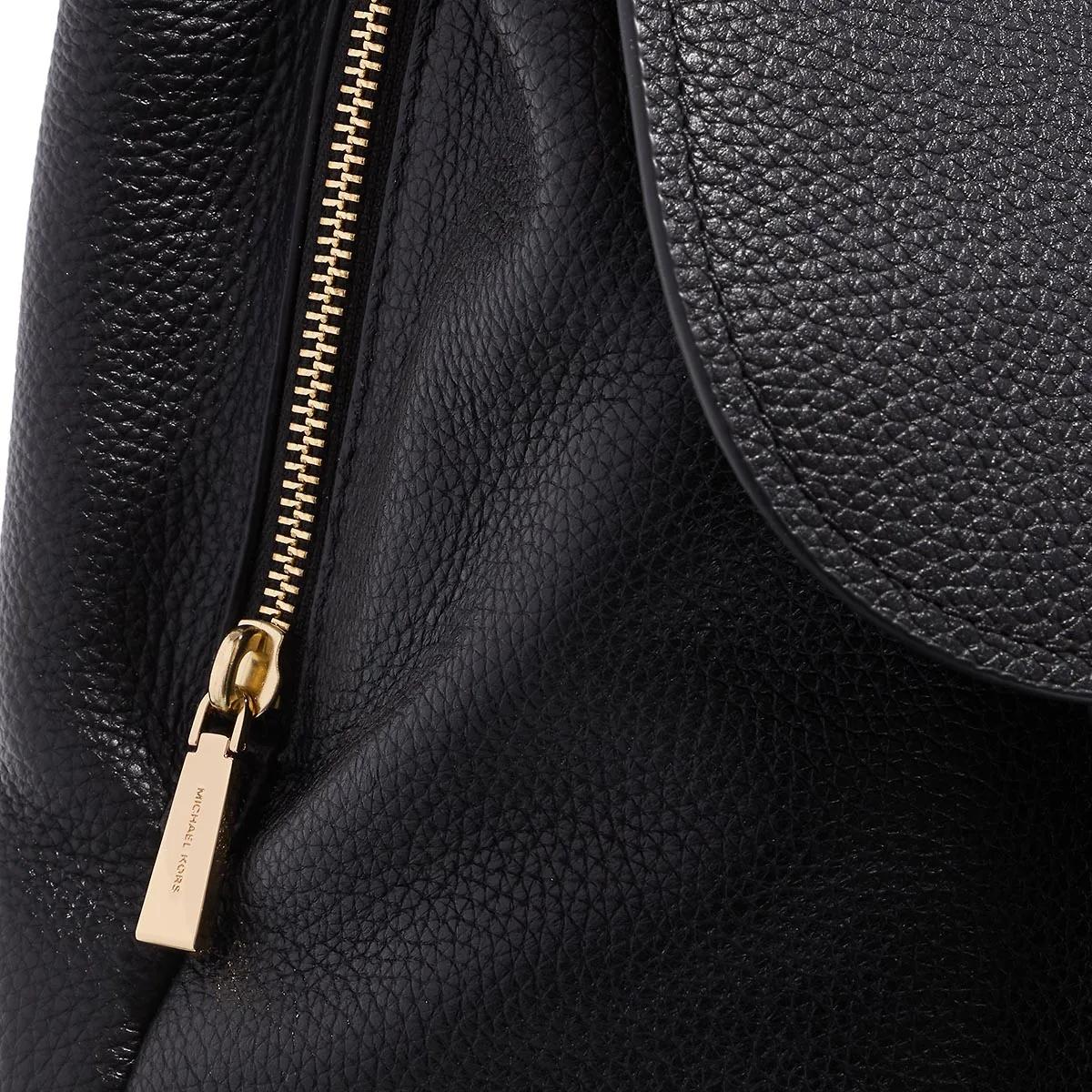 Michael Kors Hobo bags Quinn Md Flap Backpack in zwart