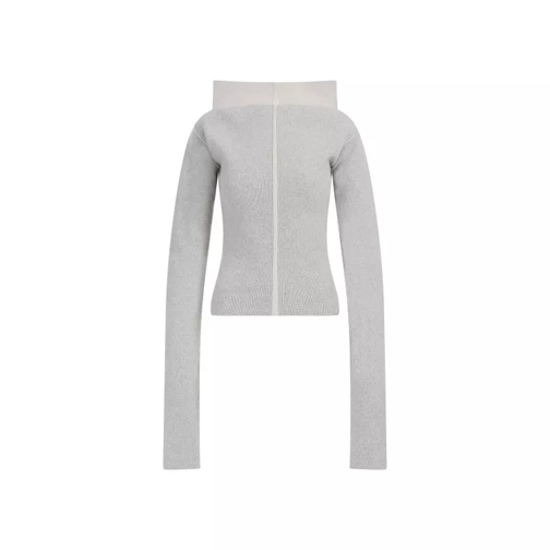 Rick Owens Cowl Pearl Cashmere Pullover Grey 