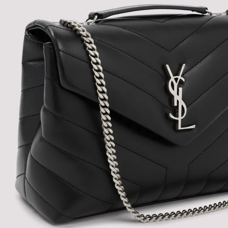 Saint Laurent Loulou Small Bag Black Schultertasche