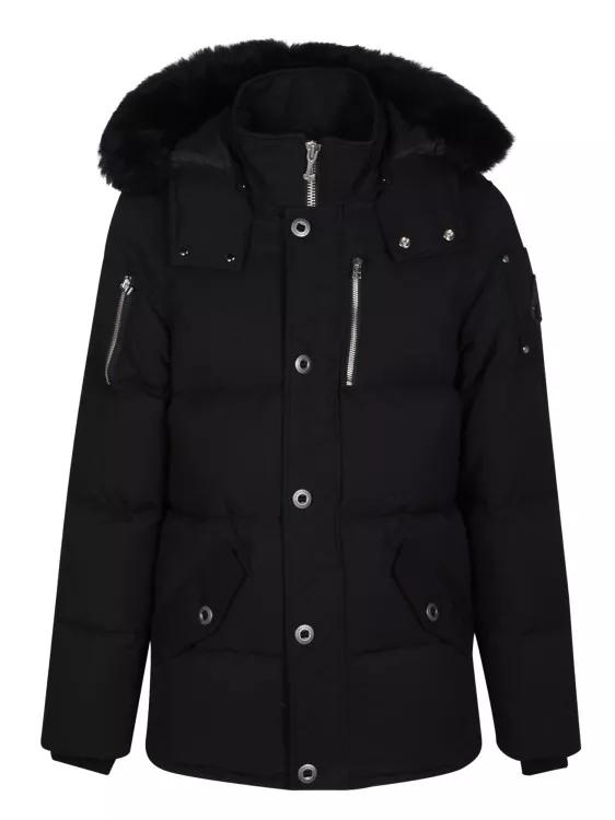 Neoshear Parka With A Down-Filled Design Black