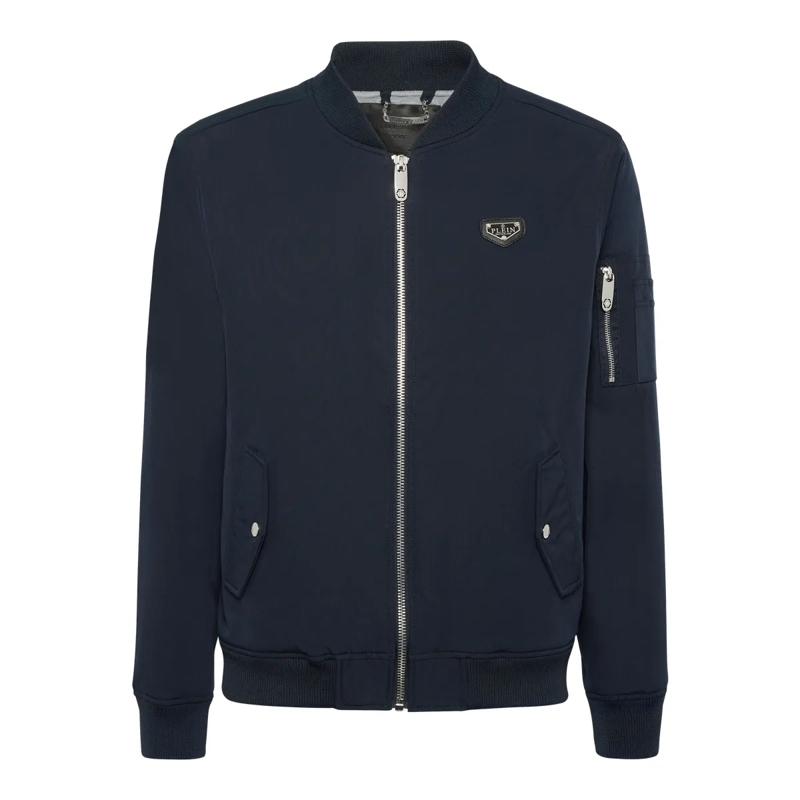 Philipp Plein Daunenjacke Bomber schwarz