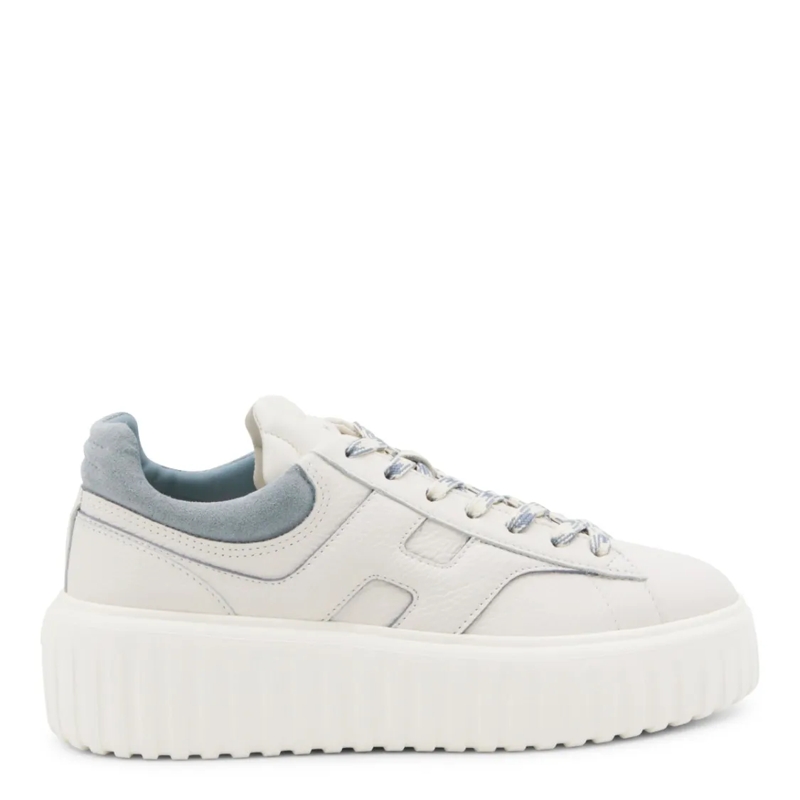 Hogan Lage-top sneaker White And Light Blue Leather Sneakers White