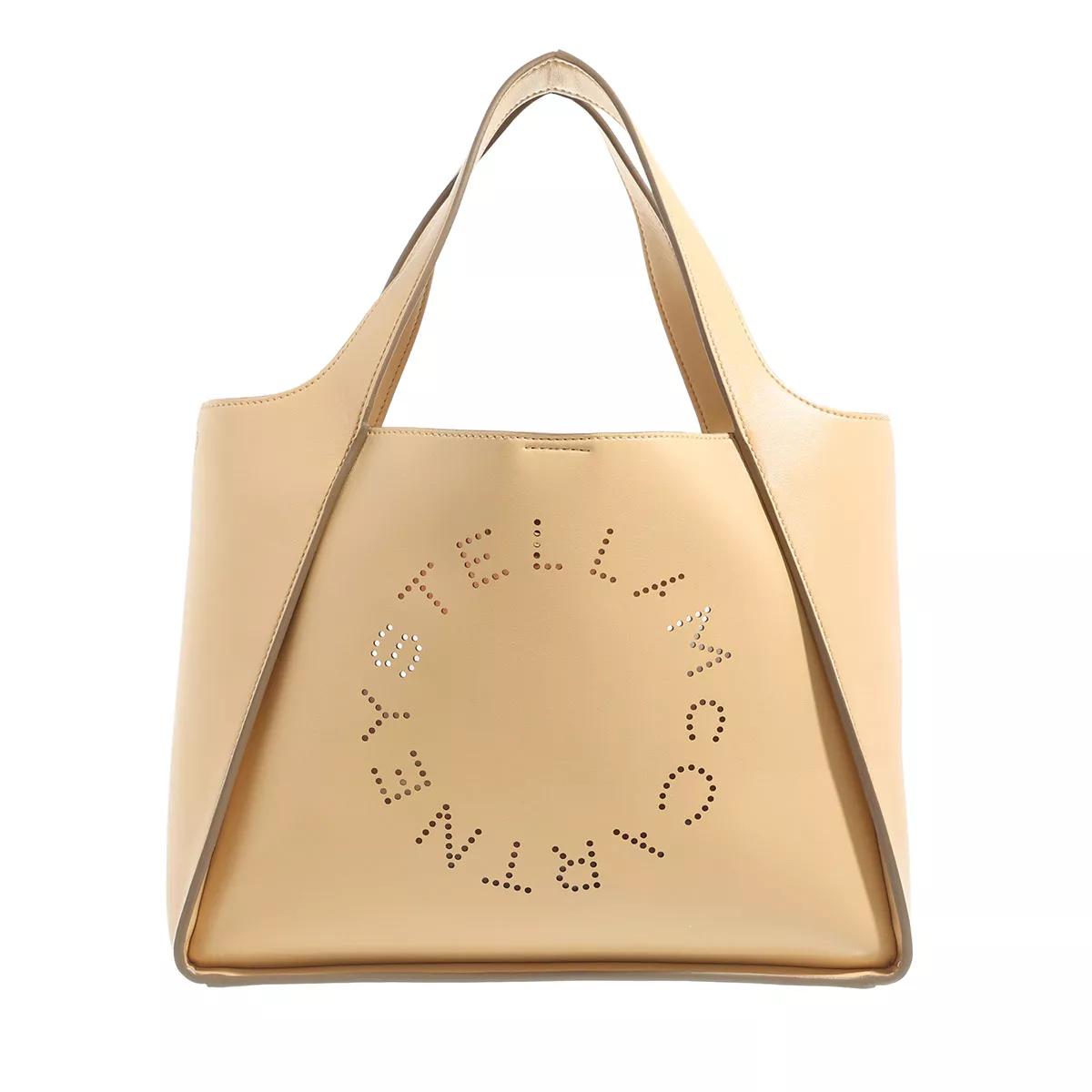 Stella McCartney Tote - Logo Crossbody Bag Eco Soft - Gr. unisize - in Beige - für Damen