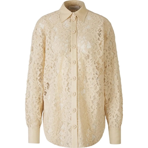 Zimmermann T-Shirts Natural Lace Shirt beige