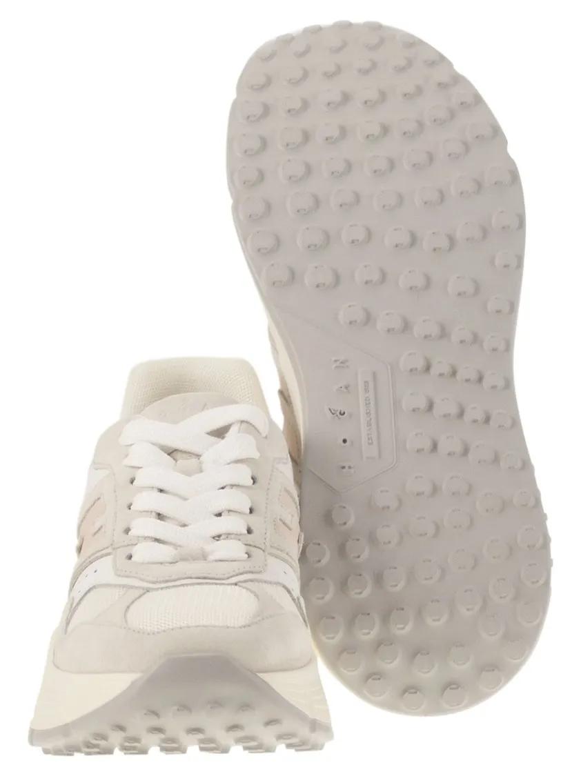 Thumbnail - Hogan Low-Top Sneaker - Hi-Fi Trainers With Side H - Gr. 39 (EU) - in Beige - für Damen